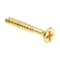 Prime-Line Wood Screw, Flat Head, Phillips Drive No. 6 X 1in Solid Brass 25PK 9034691 - alternate 1